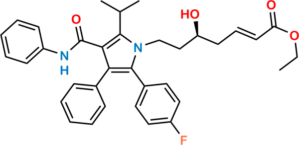 Atorvastatin 3-Deoxy-Hept-2-Enoic Acid Ethyl Ester 