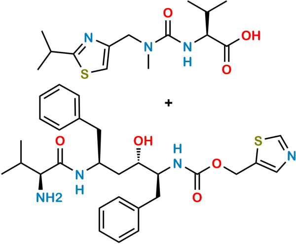 Mixture of ureidovaline and N-deacylvaline ritonavir