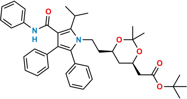 Defluoro Atorvastatin Acetonide tert-Butyl Ester 