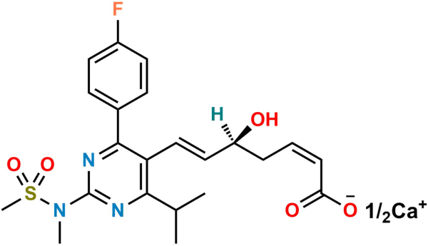 Rosuvastatin EP Impurity K (Hemicalcium salt)