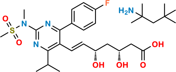 Rosuvastatin t-octylammonium salt