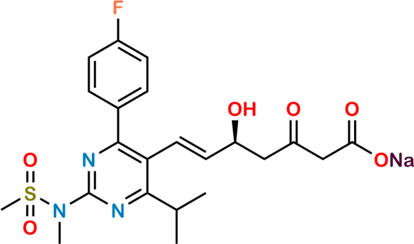 Rosuvastatin 3-Oxo Acid Sodium Salt