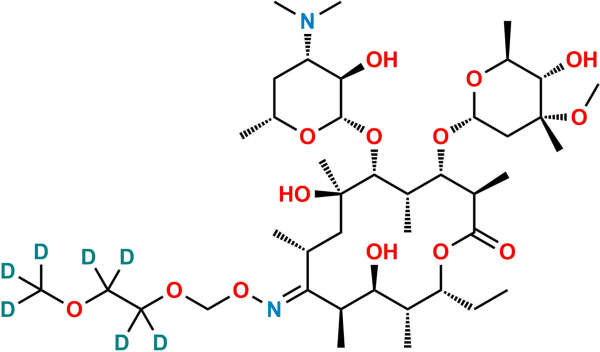 12-Deoxy Roxithromycin D7