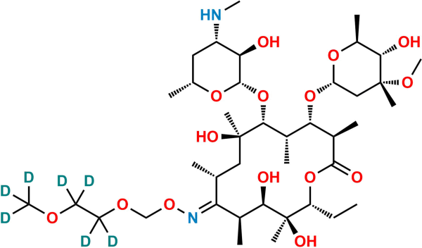 N-Demethyl Roxithromycin D7