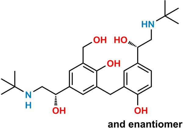 Salbutamol EP Impurity N Isomer 1 (SS+RR)