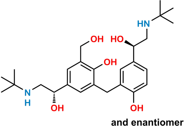 Salbutamol EP Impurity N Isomer 2(SR+RS)