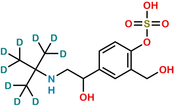 Salbutamol 4-o-Sulfate D9