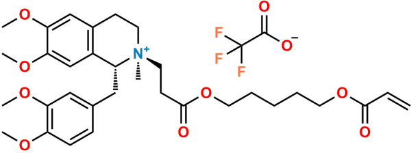 Atracurium Impurity C1 (trans-Monoacrylate) TFA salt