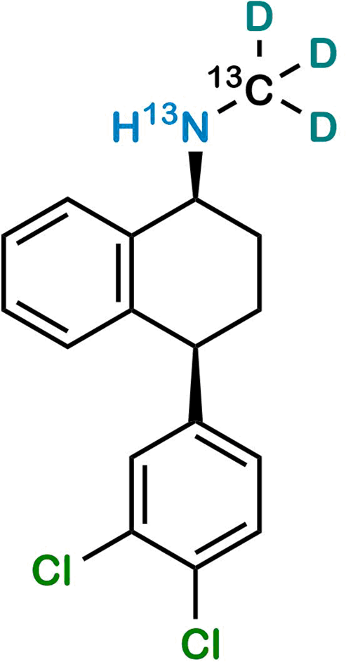 Sertraline-13C,15N,D3