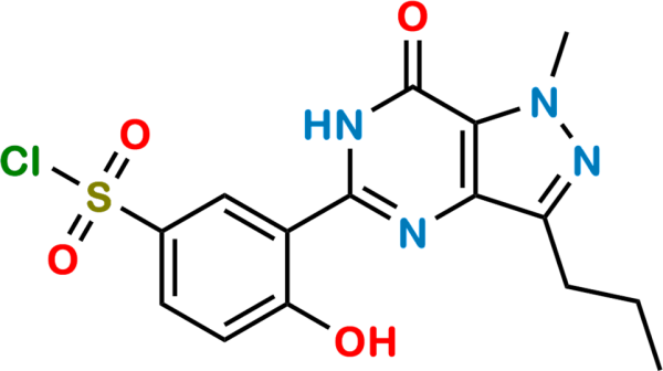 Demethylpiperazinyl Desethyl Sildenafil Sulfonyl Chloride