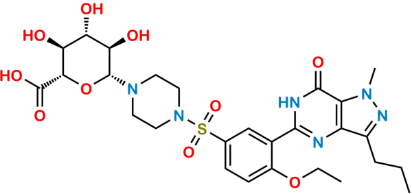 N-Desmethyl Sildenafil N-Glucuronide