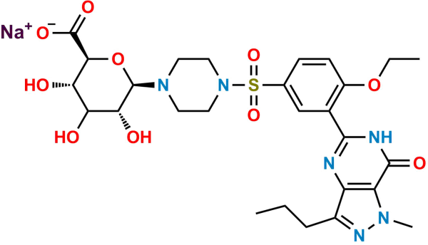 N-Desmethyl Sildenafil-N-β-D-Glucuronide