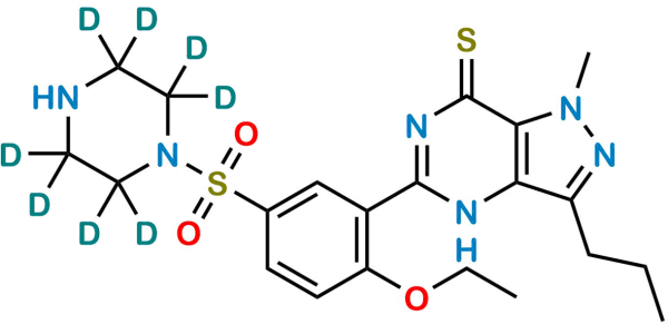 Desmethyl Thiosildenafil D8