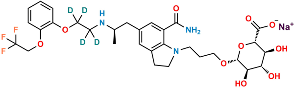 Silodosin-D4 β-D-Glucuronide Sodium Salt