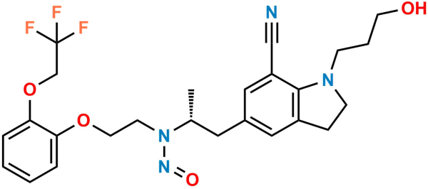 N-Nitroso Silodosin Nitrile Impurity