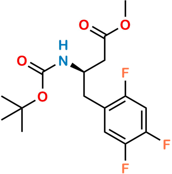 (R)-Sitagliptin N-Boc-Methyl-Ester Impurity