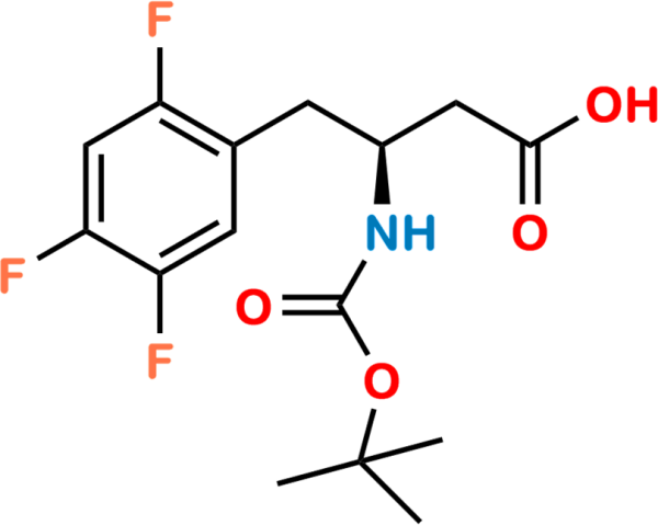 (S)-Sitagliptin N-Boc-Acid Impurity