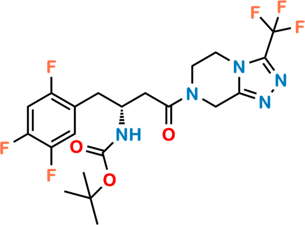 Sitagliptin Impurity 18 (Sitagliptin N-Boc Impurity)