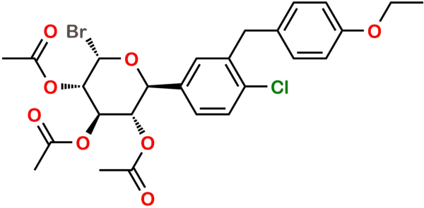 Sotagliflozin 2-Bromo 3,4,5-triacetate Impurity