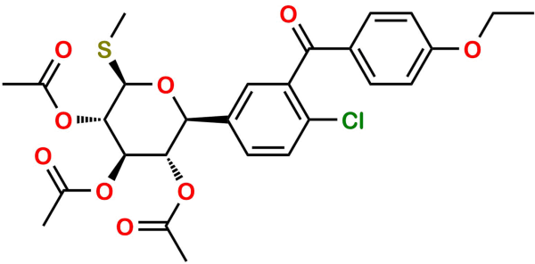 Sotagliflozin 3,4,5- triacetate Keto Impurity