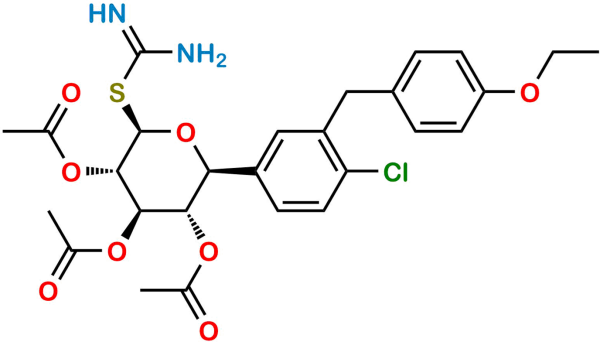 Sotagliflozin 3,4,5-triacetate Amidine Impurity