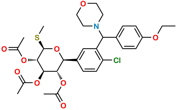 Sotagliflozin 3,4,5-triacetate Morpholine Impurity