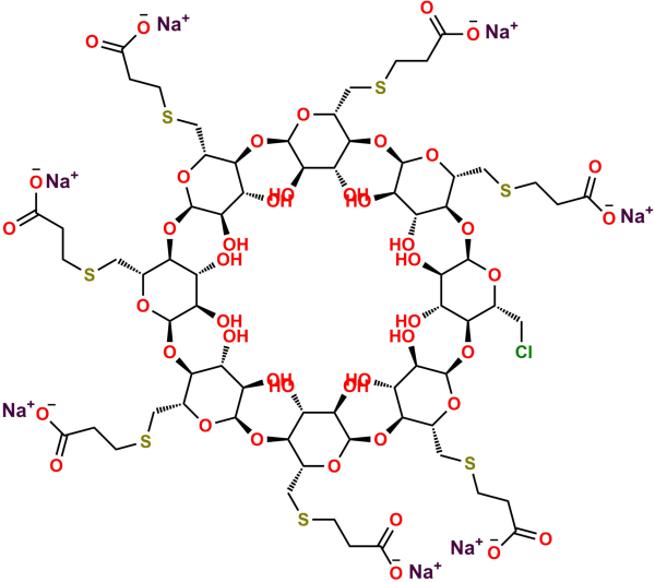 Sugammadex Monochloro Impurity (7Na salt)