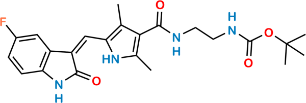 Sunitinib N,N-Didesethyl N-Butoxycarbonyl Impurity