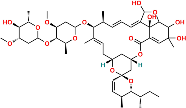 4,8a-dihydroxy-avermectin B1a