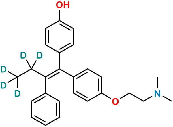 (Z)-4-Hydroxy Tamoxifen-D5