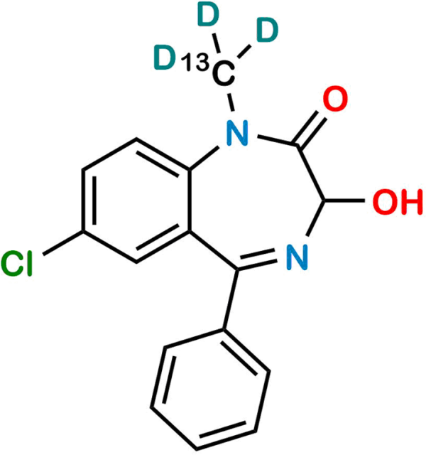 Temazepam-13C,D3