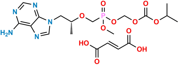 Mono-POC Methyl Tenofovir Fumarate (Mixture of Diastereomers)