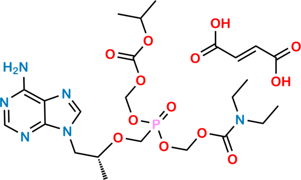 Diethylaminocarboxymethyl POC Tenofovir Fumarate