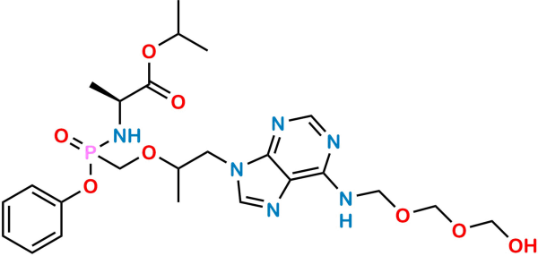 Tenofovir Alfenamide N-hydroxy methyl methoxy impurity