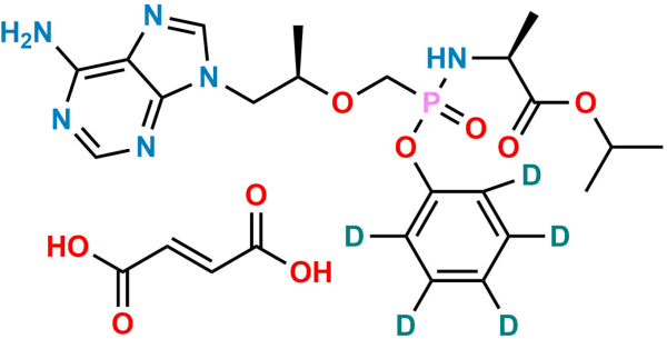 Tenofovir Alafenamide D5 Fumarate