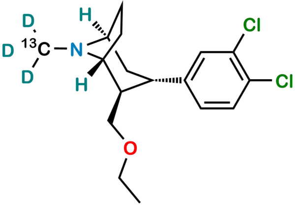 Tesofensine-13C-D3