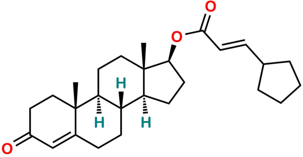 Testosterone 17(E)-3- cyclo pentyl acrylate