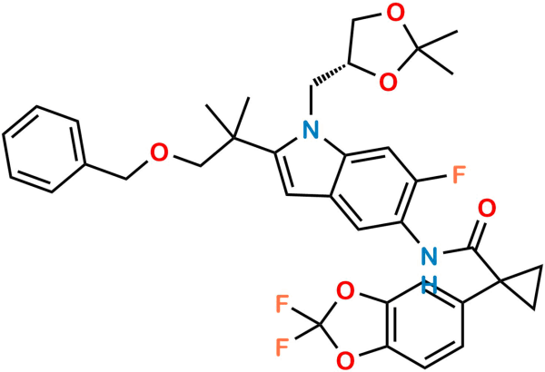 Acetonide O-Benzyl Tezacaftor