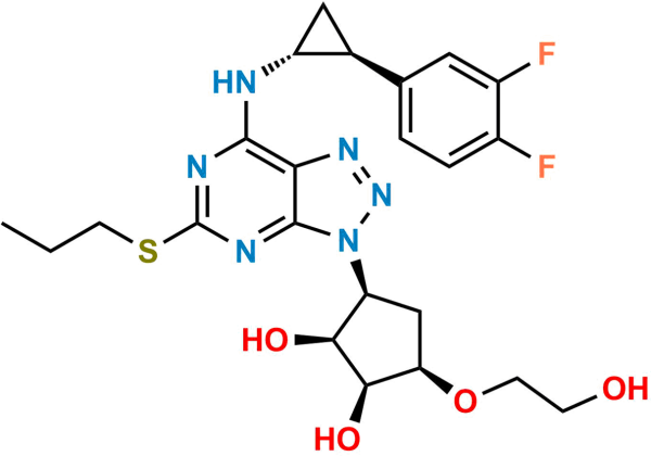 Ticagrelor (1S,2S,3S,5R) Isomer