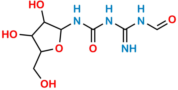 N-Formyl-D-Ribofuranosyl-3-Guanylurea (α/β-Mixture)