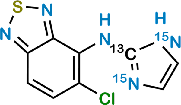 Dehydro Tizanidine-13C,15N2