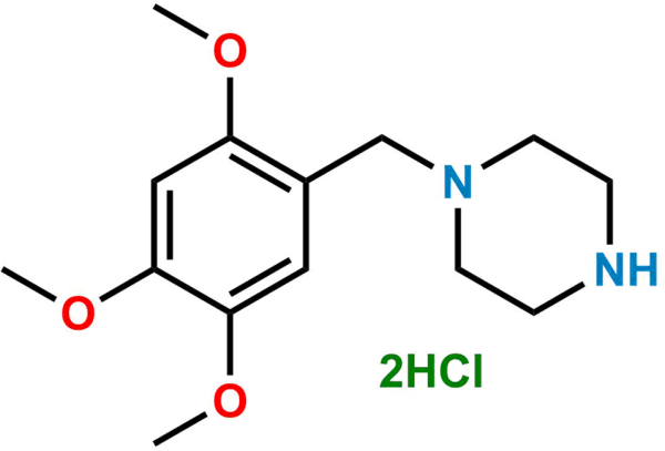 Trimetazidine EP Impurity E (2HCl salt)