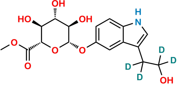 5-Hydroxy Tryptophol D4 β-D-Glucuronide Methyl Ester