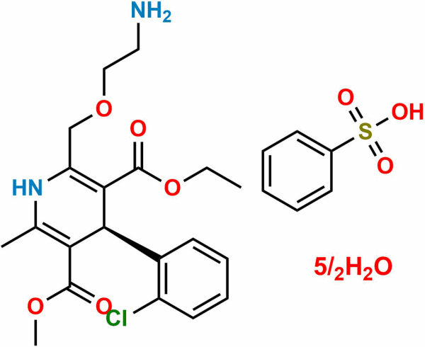 Levamlodipine Besylate Hemipentahydrate