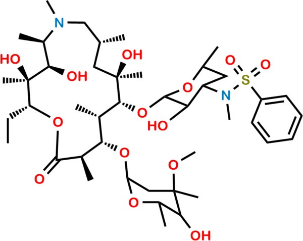 3’-N-Demethyl-3’-N- (phenylsulfonyl) azithromycin