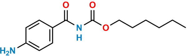 Hexyl (4-aminobenzoyl)carbamate