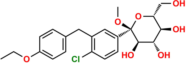 Dapagliflozin Methoxy Pyranose Impurity