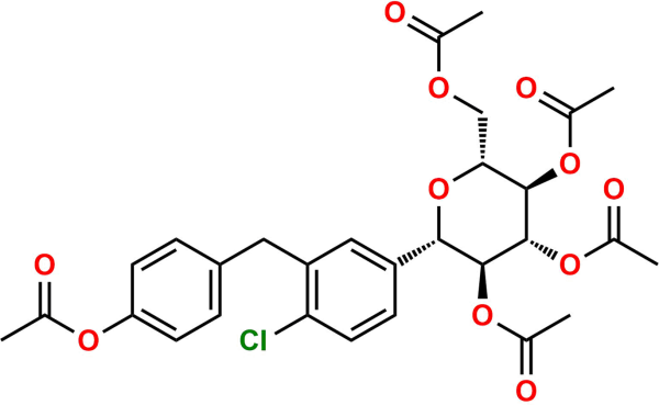 O-Pentaacetyl O-Desethyl Dapagliflozin