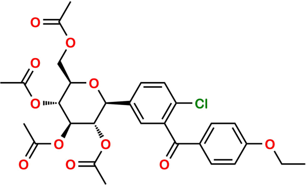 5-Methoxy Dapagliflozin Tetraacetate