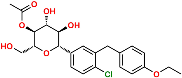 Dapagliflozin 3-Acetyl Impurity